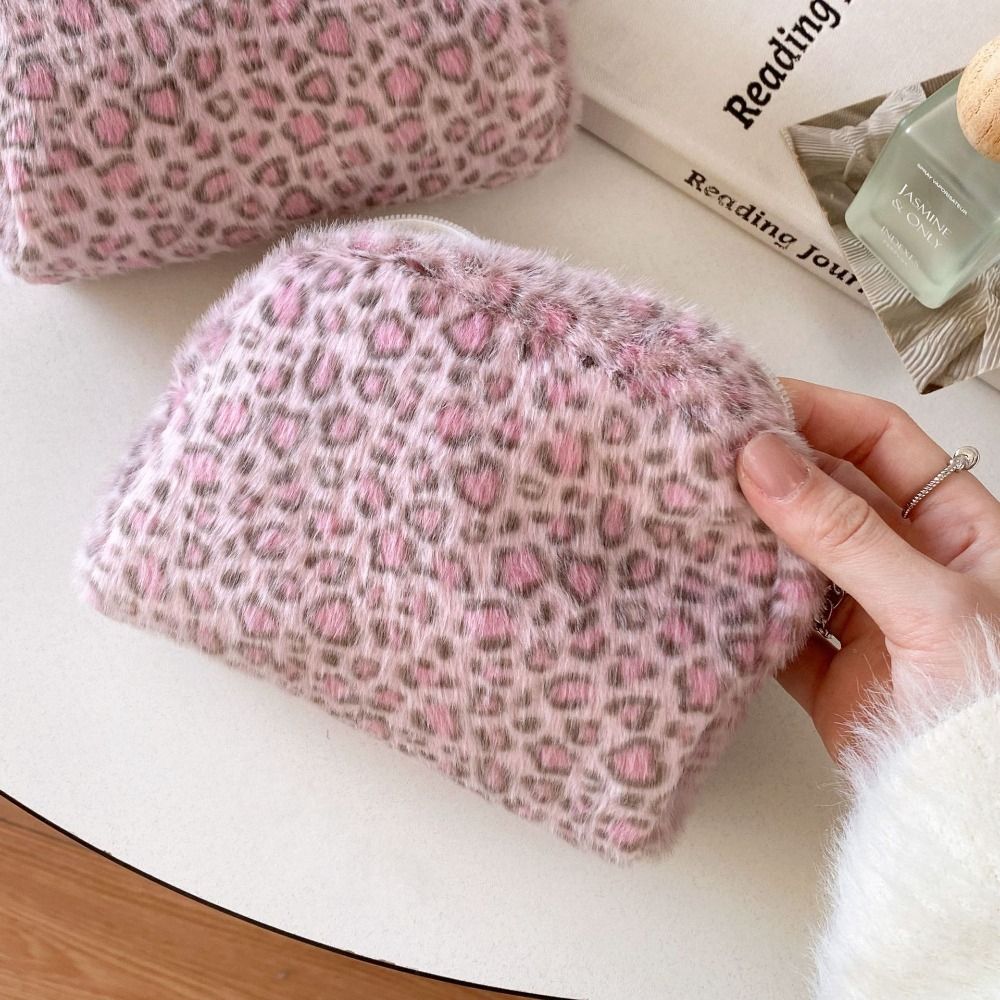 Cosmetic Bags - High Quality Fuzzy Makeup Bag Large