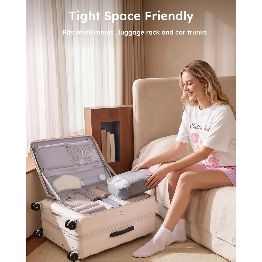 Top Opening Expandable Luggage - Expandable Hard Shell Luggage Set recension och pris