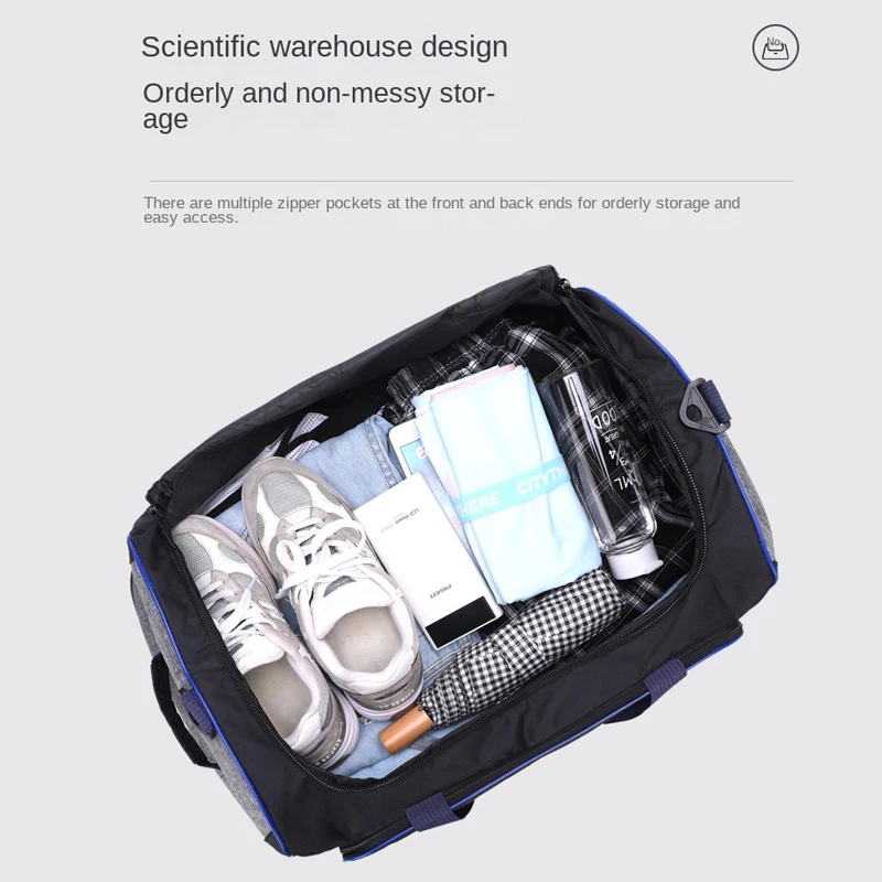 Large capacity Trolley Bag Tra - Foldable Rolling Luggage Bag recension och pris
