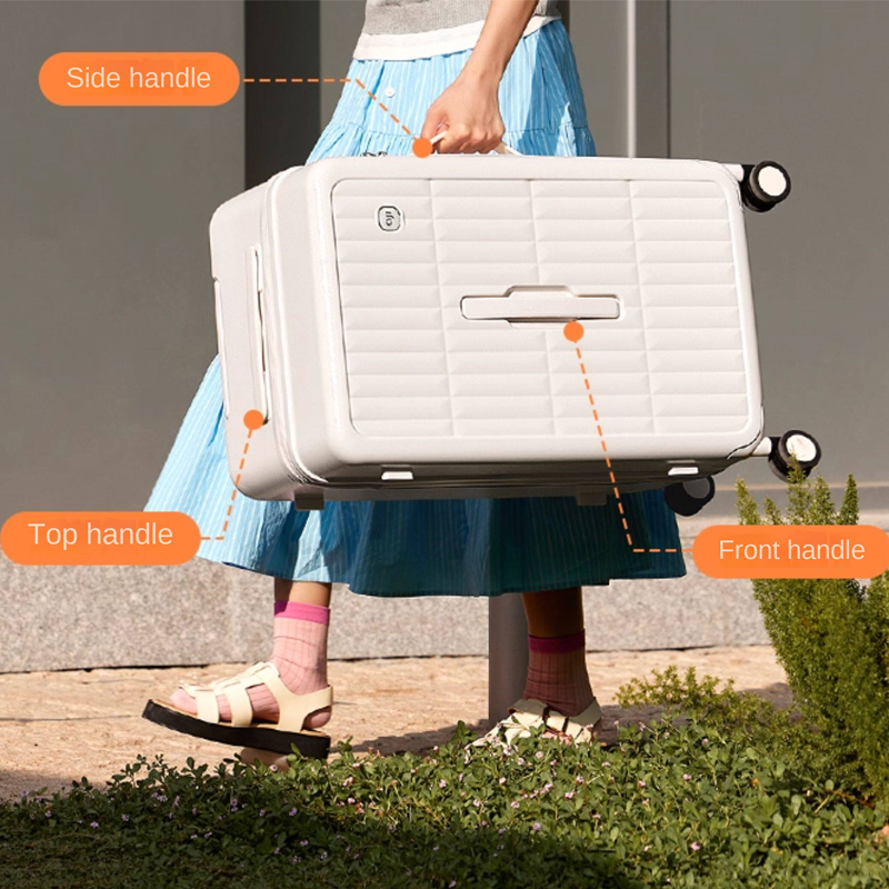 Side Opening Lid Suitcase Envi - Spinner Wheel Rolling Suitcase 20 Inch recension och pris