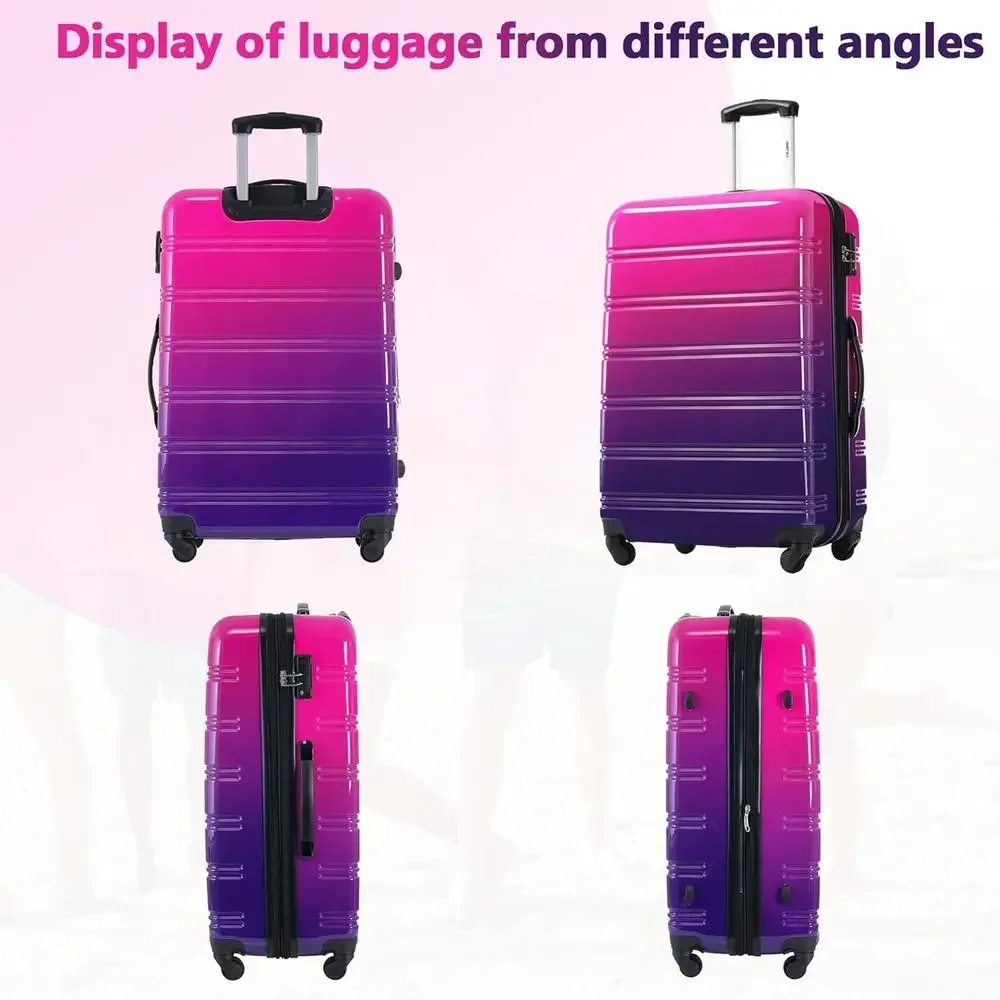 3-Piece Hardshell Luggage Set  - Expandable Hard Shell Luggage Set recension och pris