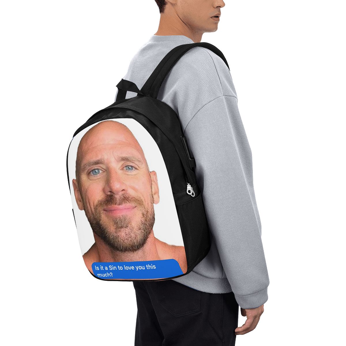 Johnny Sins Flirty Text Bubble - Backpacks recension och pris