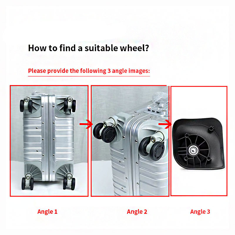 W153 suitcase universal wheel  - Silent Replacement Luggage Wheels recension och pris