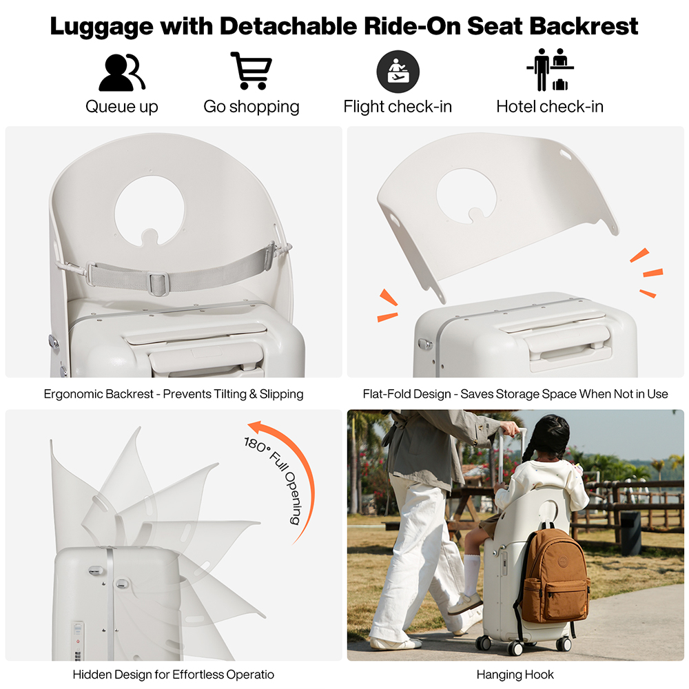 Mixi New Design 20 Inch Ride O - Foldable Rolling Luggage Bag recension och pris