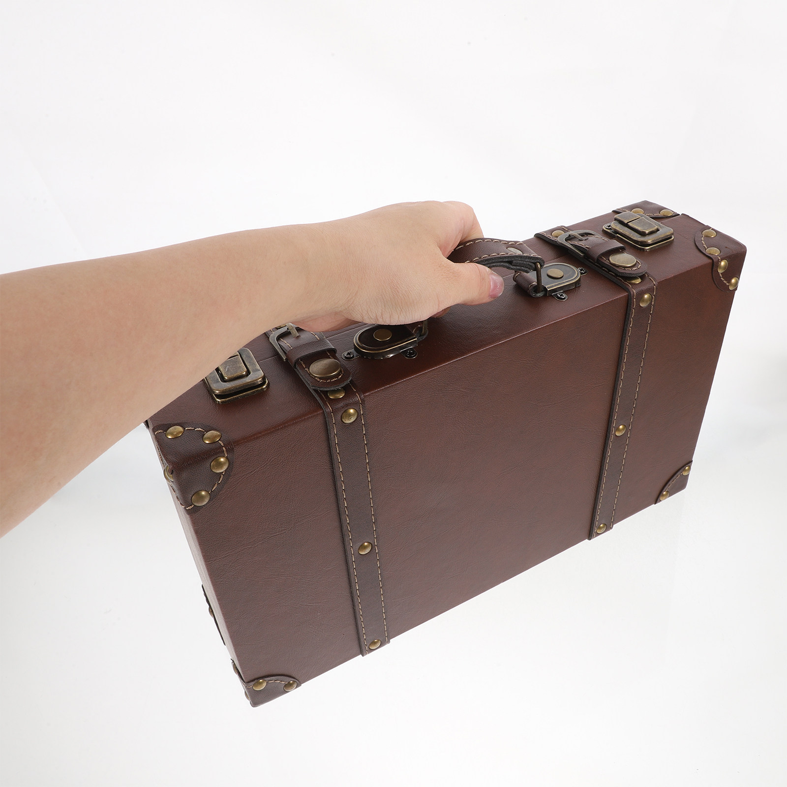 Vintage Suitcase Classic Briti - Retro Vintage Trunk Suitcase recension och pris