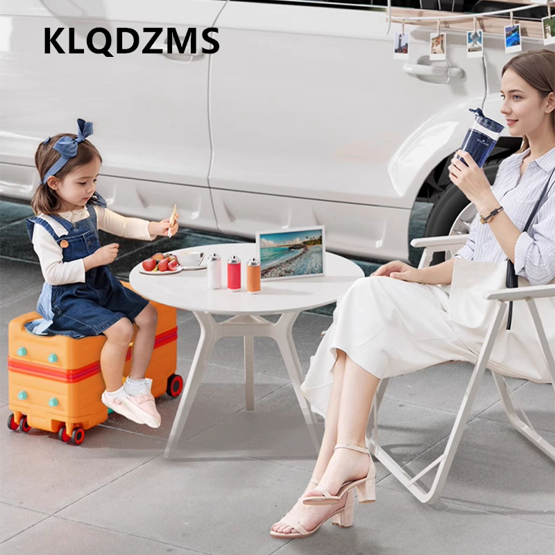 KLQDZMS Sitting and Riding Lug - Spinner Wheel Rolling Suitcase 20 Inch recension och pris