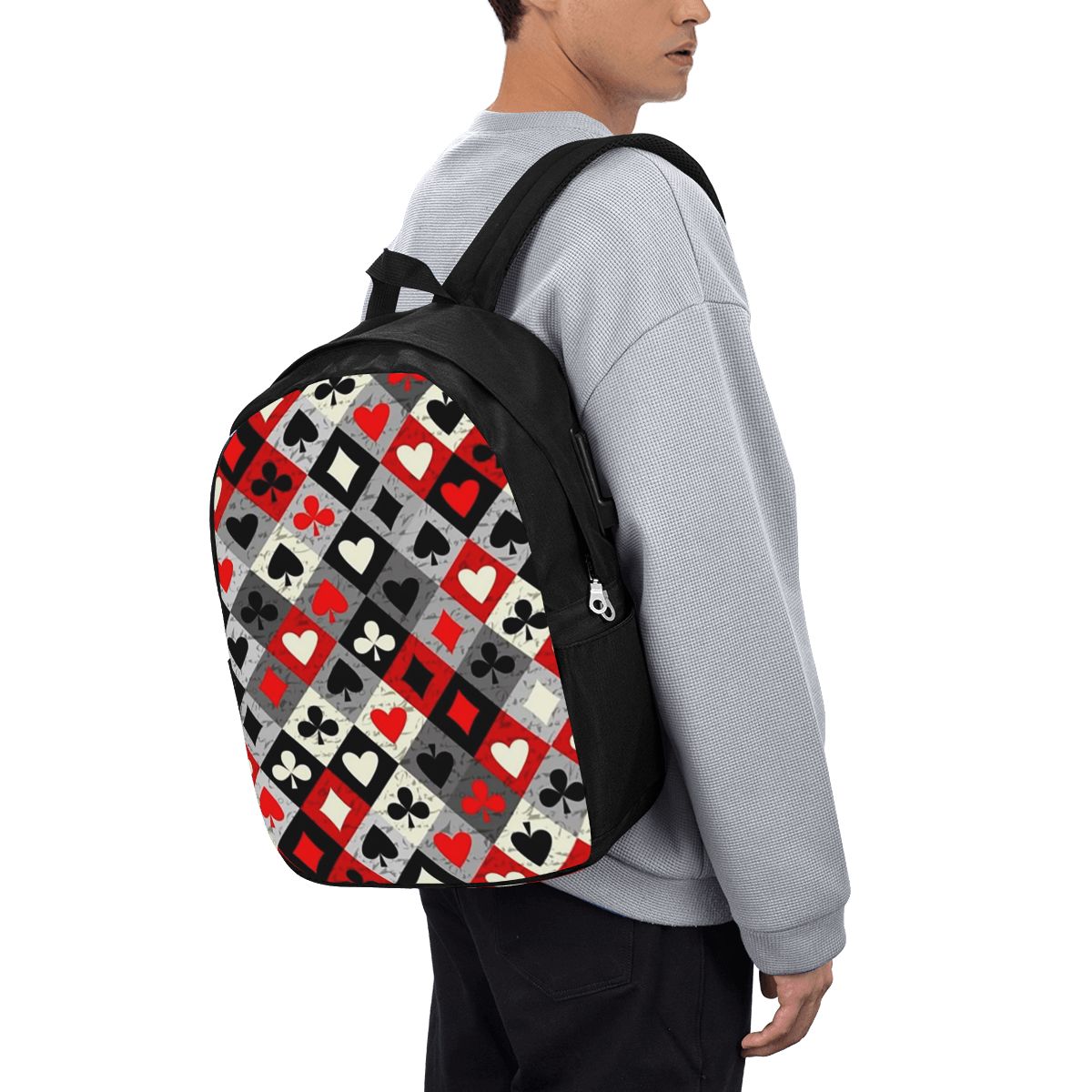 Playing Cards Poker Print Back - Backpacks recension och pris