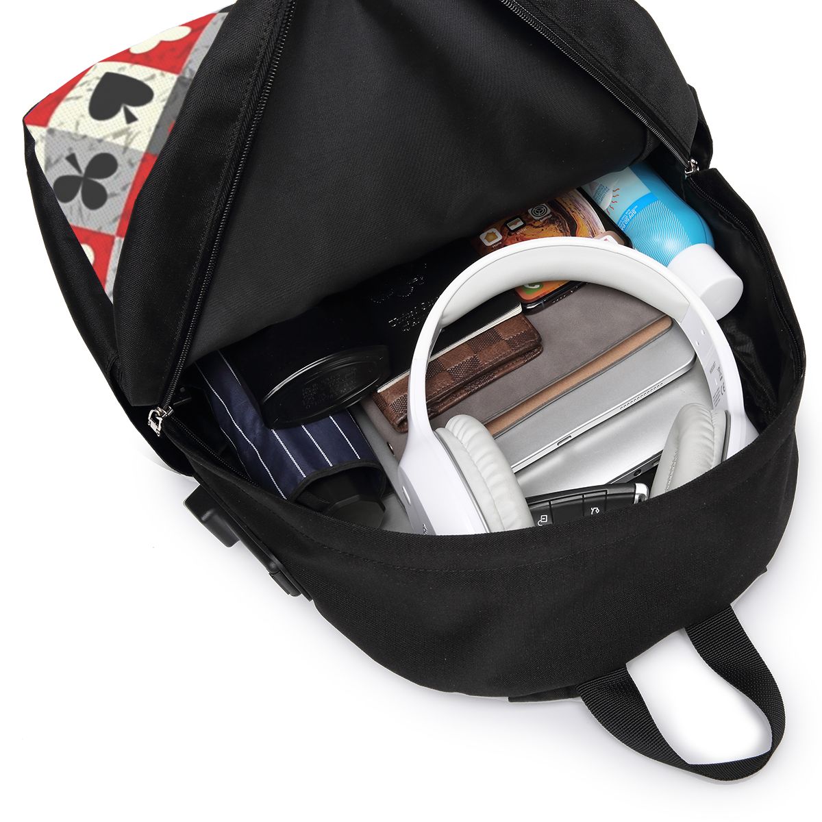 Playing Cards Poker Print Back - Backpacks recension och pris