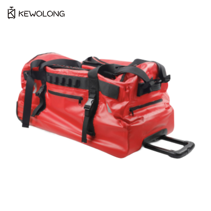 PVC Waterproof 90L Large Rolli - Foldable Rolling Luggage Bag recension och pris