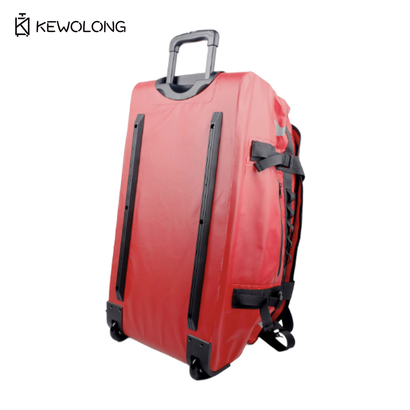 PVC Waterproof 90L Large Rolli - Foldable Rolling Luggage Bag recension och pris