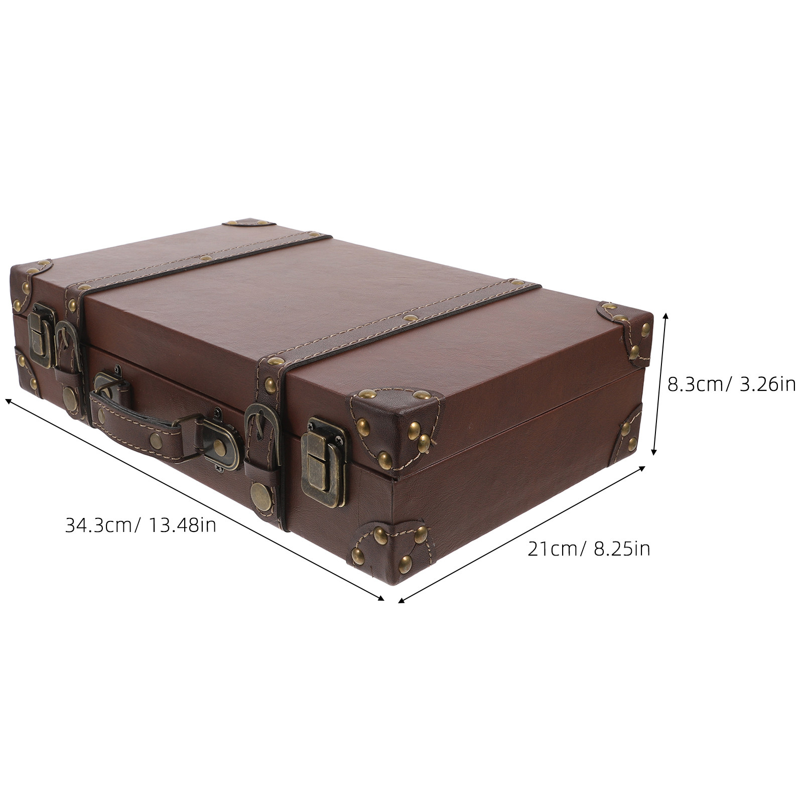 Vintage Trunk Luggage British  - Retro Vintage Trunk Suitcase recension och pris